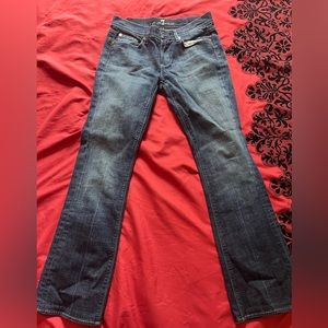 vintage bell bottom dark wash jeans